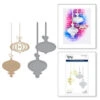 Spellbinders Retro Ornaments Glimmer Hot Foil Plate & Die Set