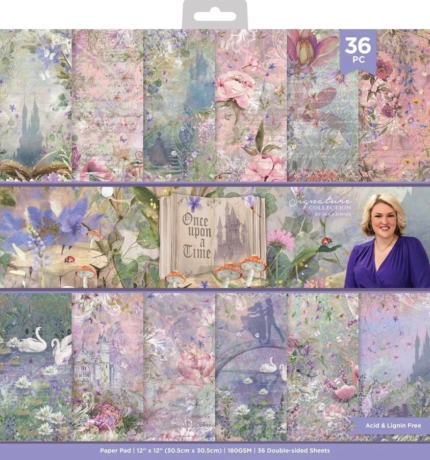Sara Signature - Once Upon A Time - Paperpad 30x30 Cm 1 Sara Signature - Once Upon A Time - Paperpad 30x30 Cm
