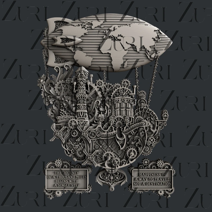 Zuri - Steampunk Airship 1 Zuri - Steampunk Airship
