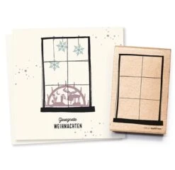 Cats On Appletrees - Stempel Fensterrahmen