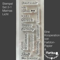 FarbTon - Stempel-Set Für Marinas Licht 3-1