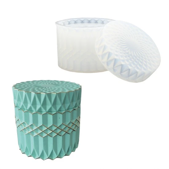 Silicone Mold - Candle Box With Lip 1 Silicone Mold - Candle Box With Lip