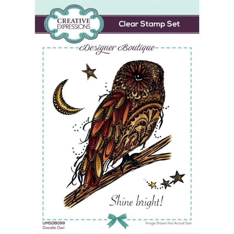 Creative Expressions Designer Boutique Doodle Owl 1 Creative Expressions Designer Boutique Doodle Owl