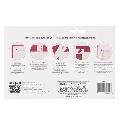 We R Memory Keepers - Book Cover Guide Pink Basic Tools 3 We R Memory Keepers - Book Cover Guide Pink Basic Tools – Bild 3