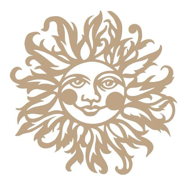 Spellbinders Vine Hot Foil Plate Sun Face 1 Spellbinders Vine Hot Foil Plate Sun Face